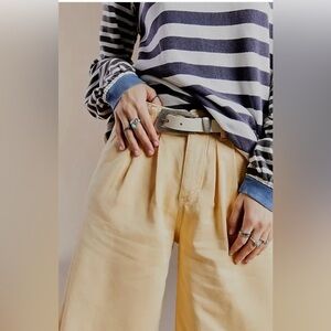 Free People Cream Belt